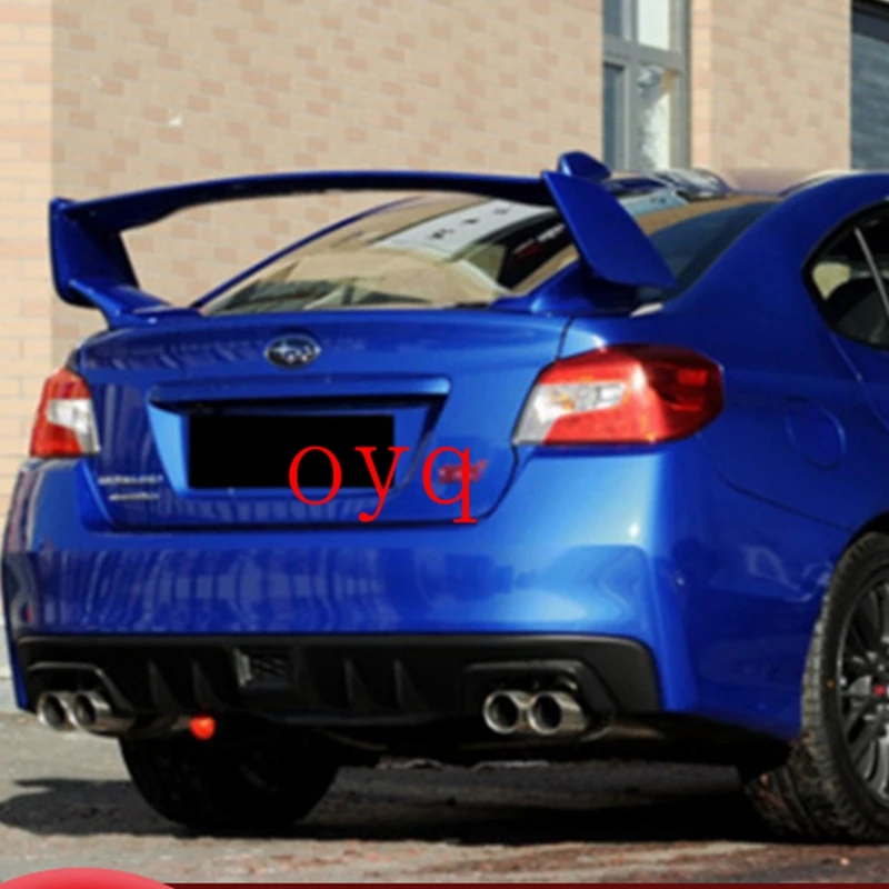 For Subaru WRX High quality ABS Plastic Rear Roof Spoiler Wing Trunk Lip Boot Cover Car Styling