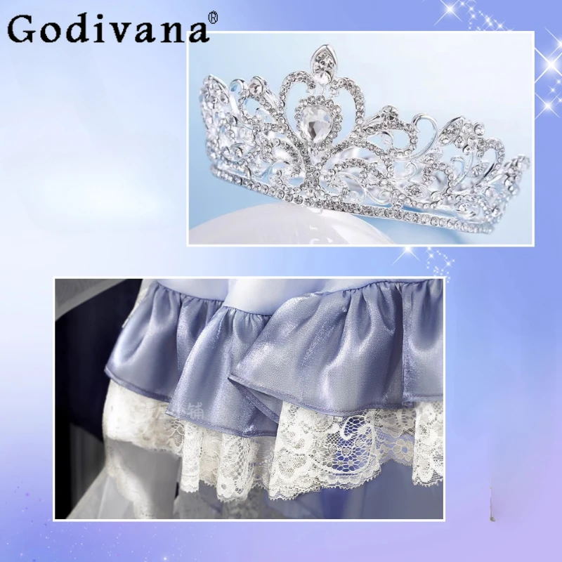 زهرة الزواج تأثيري لعبة فستان المرأة ثنائي الأبعاد لوليتا فستان الأميرة فستان الزفاف الإناث لعيد الميلاد عيد الهالوين