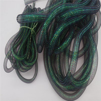 8mm/16mm Metallic Colorfull Tubular Crin Tube Horsehair Cyberlox Trimming Braid Crinoline Cyberlox Decor DIY Craft Hair 30yards