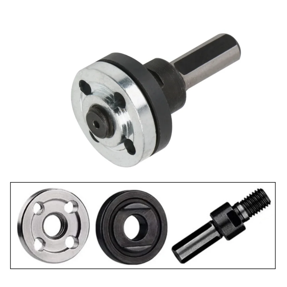 10 มม.ไฟฟ้าเจาะแปลงเครื่องบดมุมโลหะชุดก้านเชื่อมต่อ-บดอะแดปเตอร์เชื่อมต่อสําหรับตัดล้อขัด