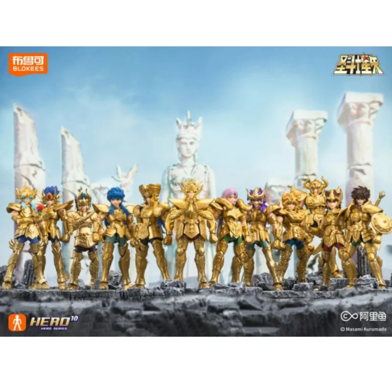 

Genuine Blokees Saint Seiya Galaxy 04 Version Assembly Model Kit Action Figure The Legacy Of The Gold Saints Original Toy Gift