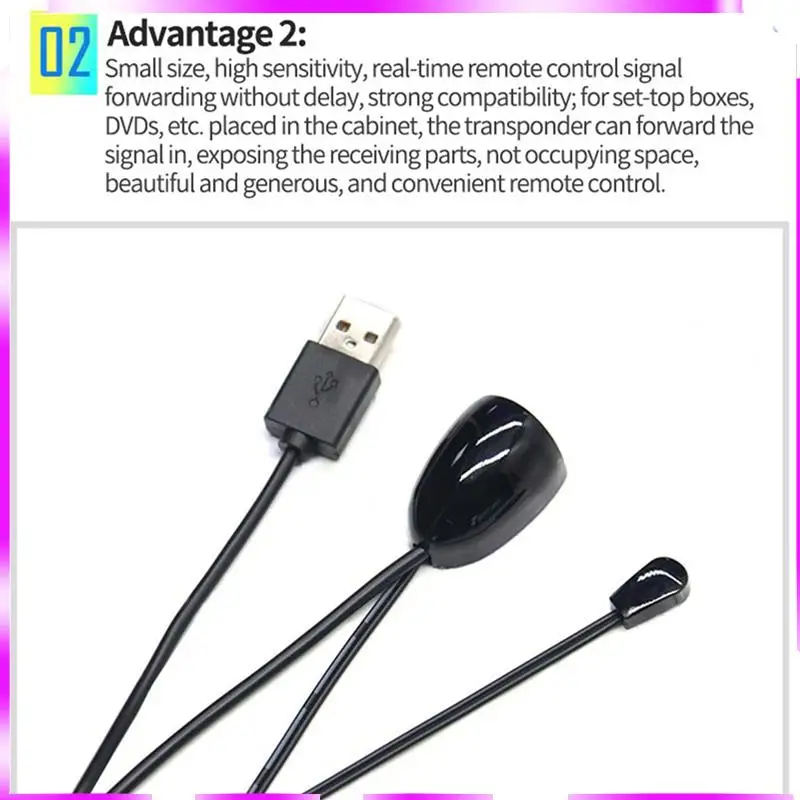 N98R 20X IR موسع الأشعة تحت الحمراء IR التحكم عن بعد استقبال USB IR استقبال محول الارسال #4