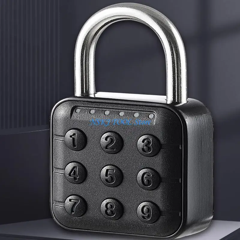 L8RC Waterproof Padlocks 6 Digit Passwords Lock Portable Luggage Security Lock