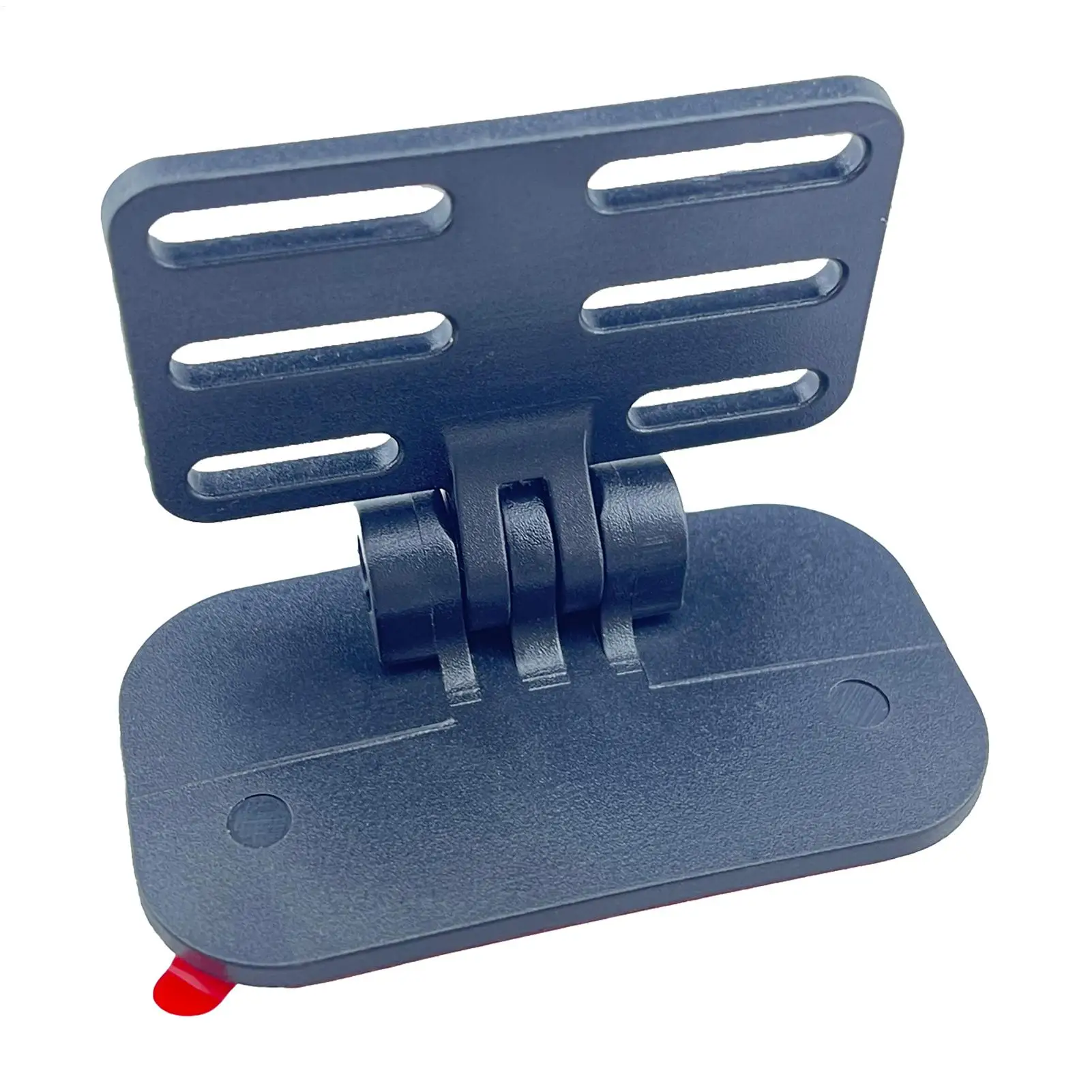 Universal Rear Camera Mount ABS Windshield Bracket, No-Drill Peel & Stick, Adjustable Angle, Fits Most Cams, Stable Stylish
