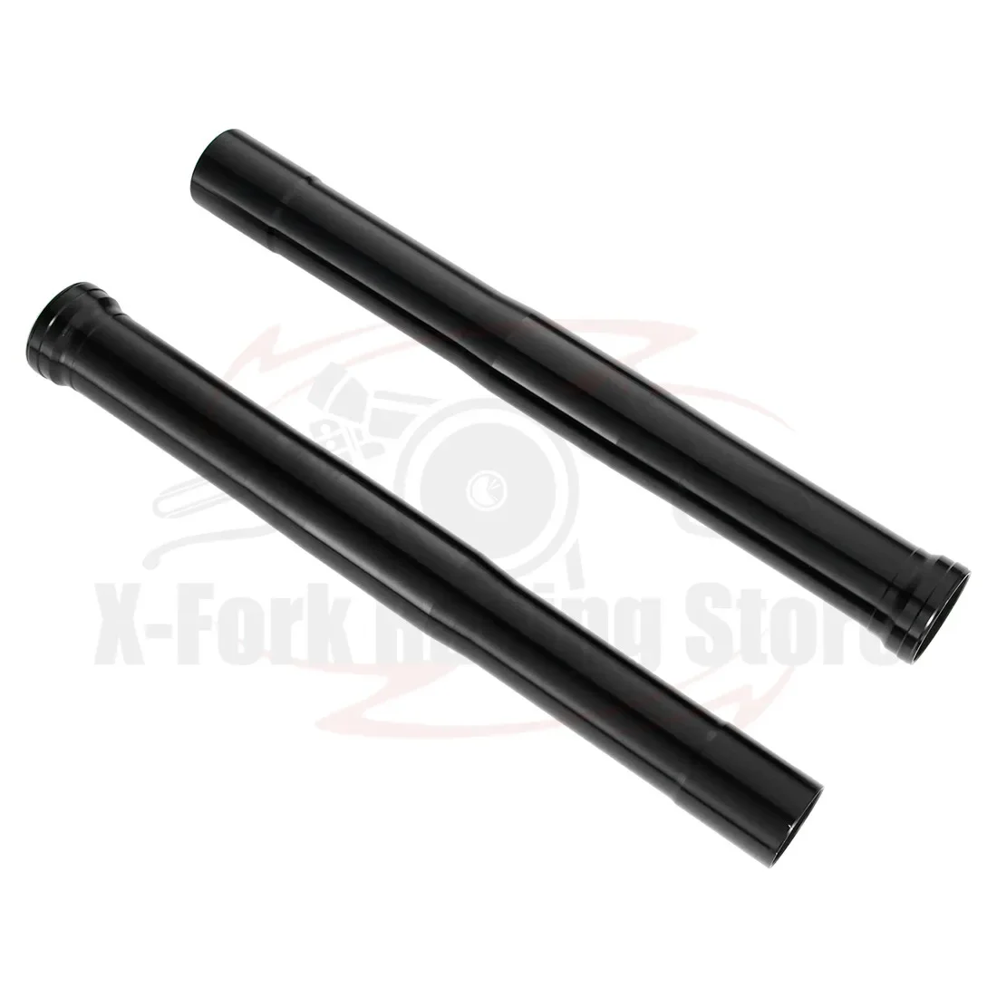 487mm Front Fork Outer Tubes Pipes For  Triumph Street Triple 675 R 2007 2008 2009 2010 2011 2012 Schok Bars Stem Black Pair