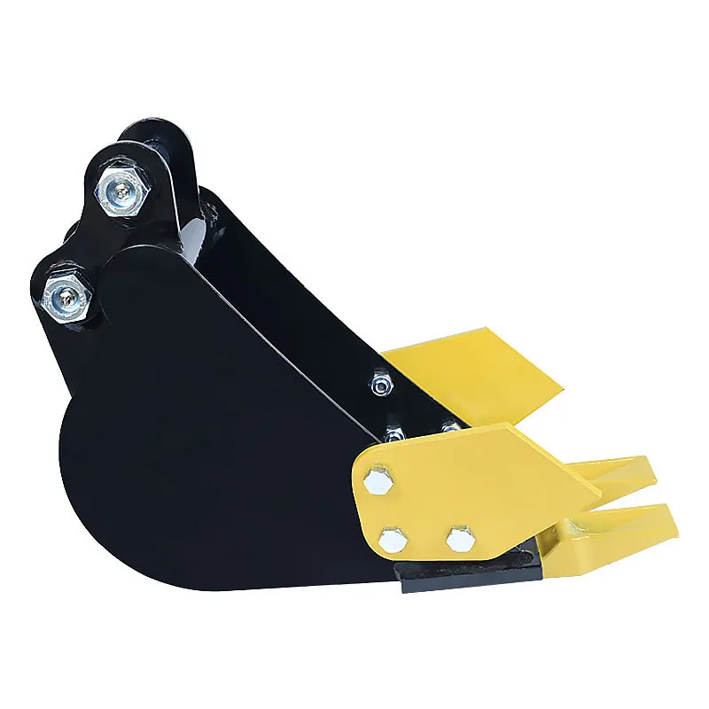 ミニショベルバケットアタッチメント 200mm/7.87インチ トレンチバケット 1～1.5トン級ショベル用 パイプライン設置・溝掘り用