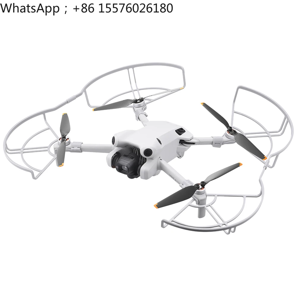 BRDRC Propeller Guard for DJI Mini 4 Pro Drone Quick Release Propellers Protector Props Wings Blades Paddle Cage Cover Accessory