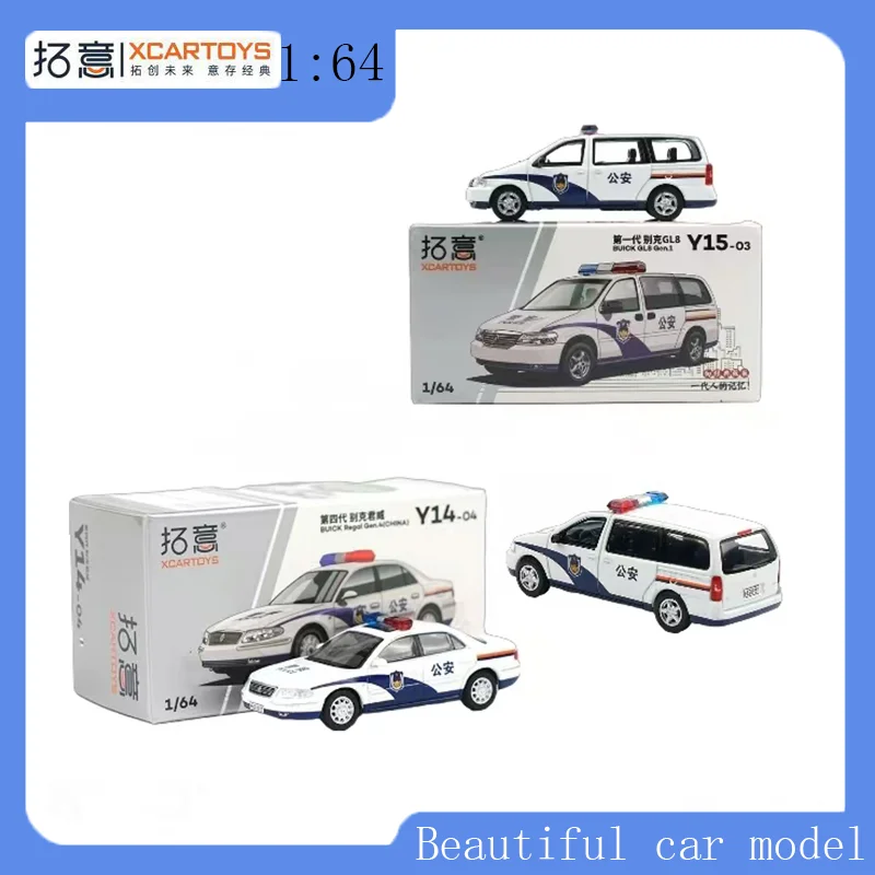 

Tuoyi XCARTOYS 1:64 Alloy Car Model Toys First Generation Fourth Generation Buick Regal-Public Security