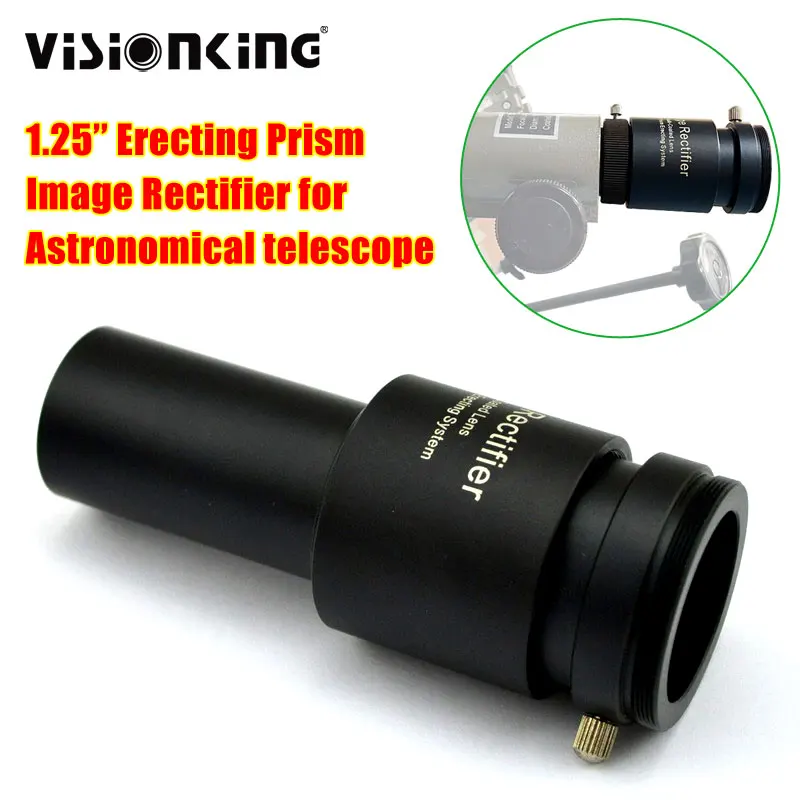 Visionking Unversal 1.25 Inch Erecting Prism For Newtonian Reflector Astronomical Telescope Image Rectifer Photography Eyepeice