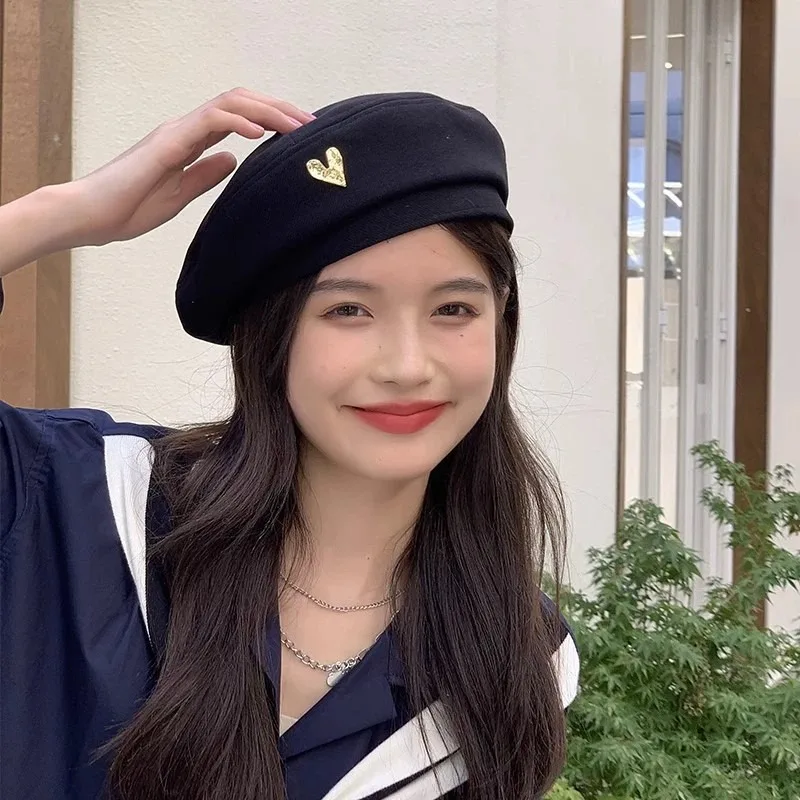 قبعة فنان من الصوف من Sweetie Style قبعة تنحيف الوجه للكلية أنيقة طوال اليوم متعددة الاستخدامات كاجوال للنساء والفتيات والنزهات والمقهى