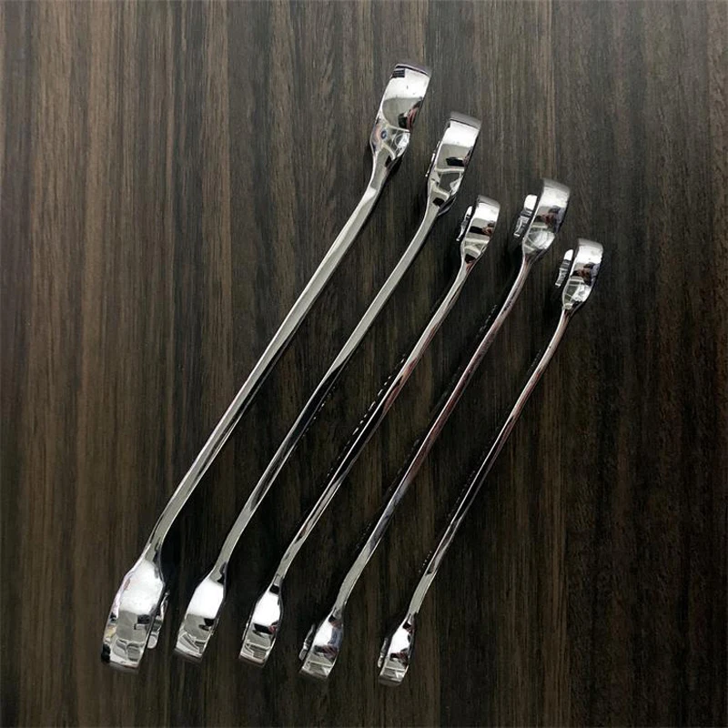 8*10-16*17mm Special Wrench for Oil Pipe CR-V Double Ended Flare Nut Spanner Tubing Open End Wrench Auto Repair Hand Tools 1PCS