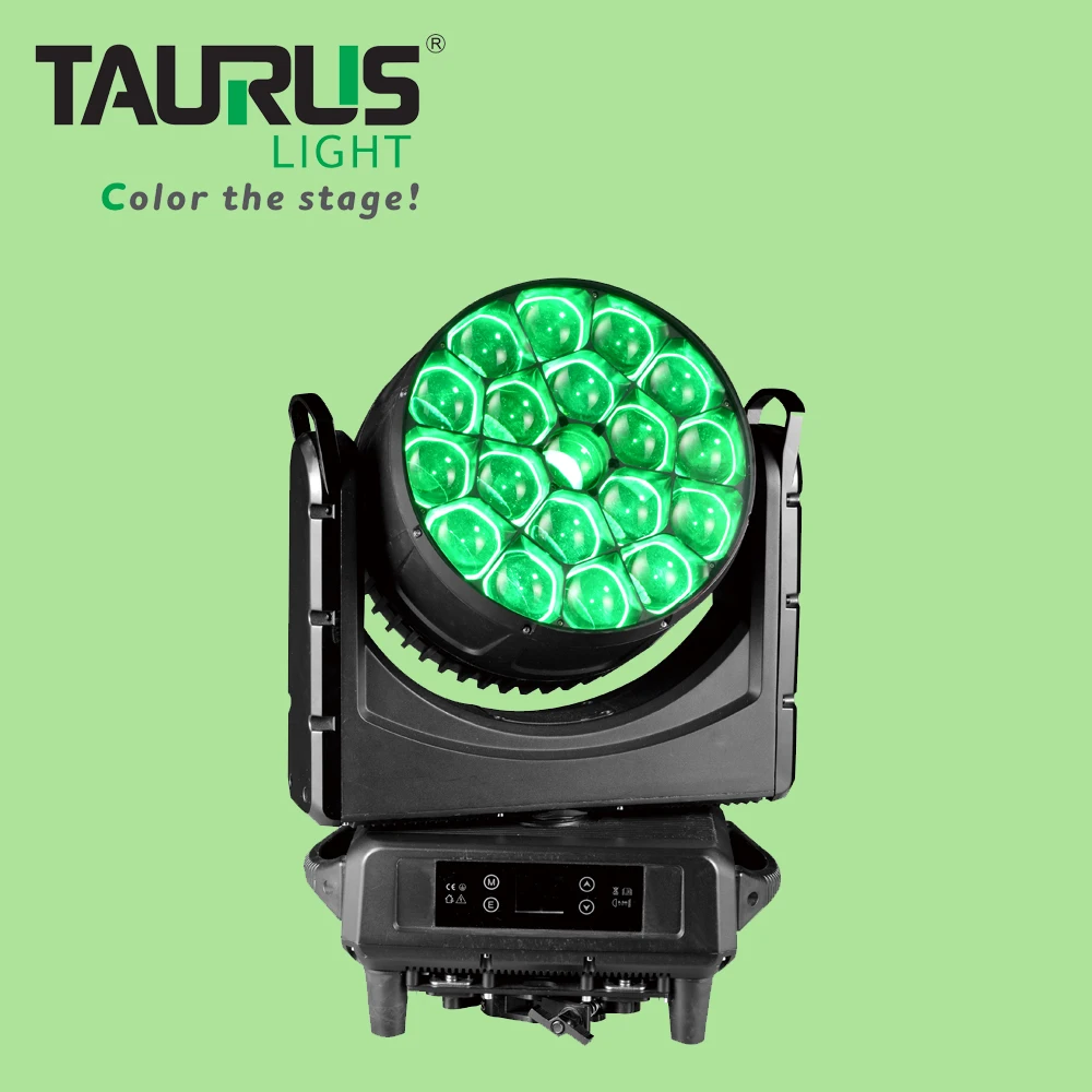 Super IP65 Led Moving Head Light 19*40W RGBW 4 in 1 LEDs Outdoor Waterproof Light Glamor Outdoor Washer for Stage DJ Lighting