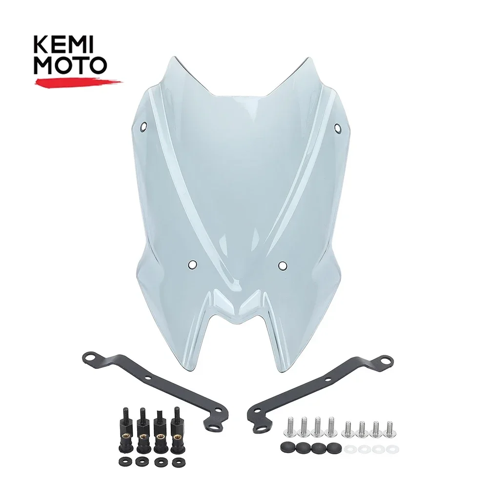 For Kawasaki Z900 2020-2024 Windscreens Z-900 Z 900 Motorcycle Windshield Wind Deflector Viser Visor with Bracket ABS Plastic