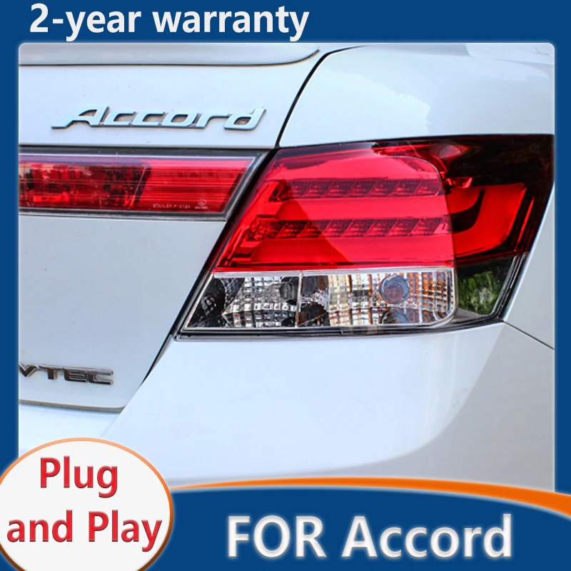 

Задний фонарь для Honda Accord 8th задние фонари 2008-2013 светодиодный задний фонарь светодиодный задний фонарь DRL сигнальный тормоз задний ход автоаксессуары