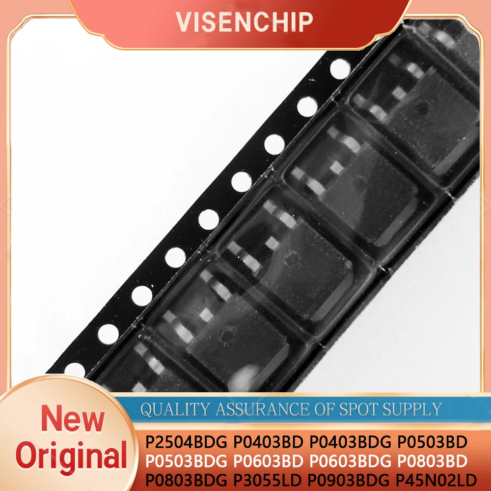 10 piezas nuevo P2504BDG P0403BD P0403BDG P0503BD P0503BDG P0603BD P0603BDG P0803BD P0803BDG P0903BDG P3055LD P45N02LD TO-252