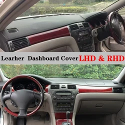 Dashboard Dash Mat Cover Leather Pad Sunshade Anti-UV Carpet Accessories For Toyota Windom Lexus ES ES300 ES330 XV30 2001 - 2006