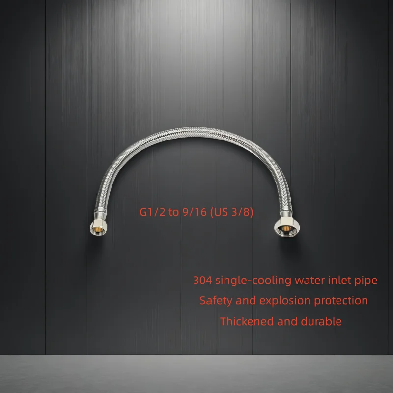 

Удлинительный шланг для биде из нержавеющей стали 9/16 (US3/8) на G1/2, адаптер для унитаза, аксессуары