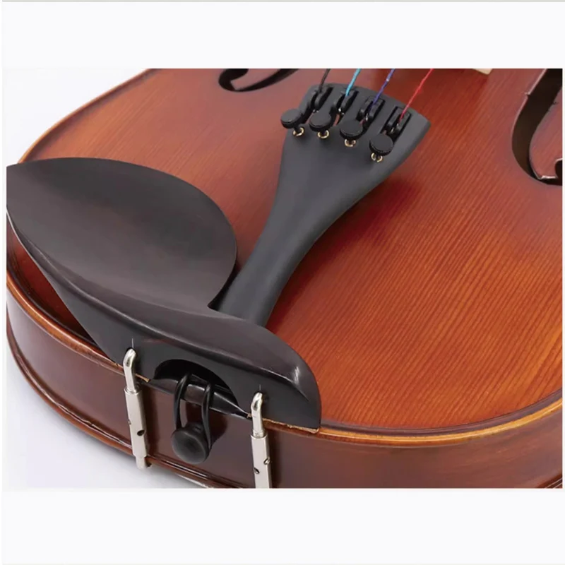 1 Pc Violin Tailpiece 4/4 3/4 1/2 1/4 Violin Carbon Fiber Fiddle Tailpiece 4 Fine Tuners Adjuster With Violin Tailgut