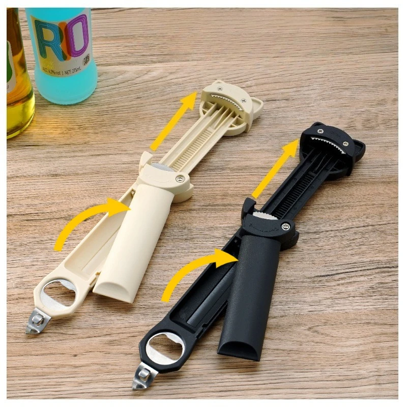 

New Multi functional Retractable Bottle Opener Beer Cap Opener Tool with Stylish Design