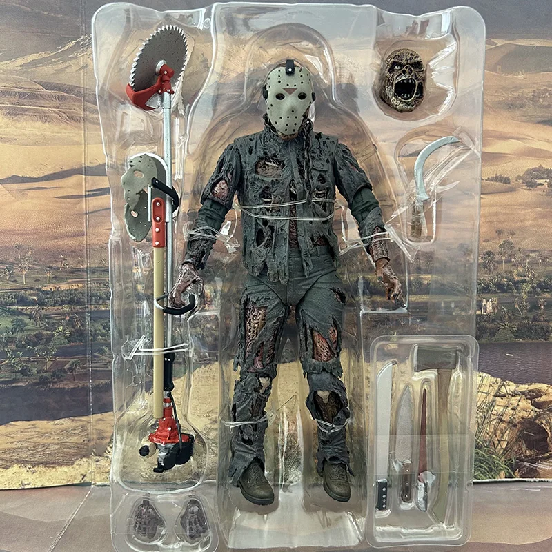 18CM NECA Michael Myers Action Figure Ultieme De Nieuwe Blood Myers Figuur Met LED Kerst Halloween Cadeau Speelgoed Verzamelpop