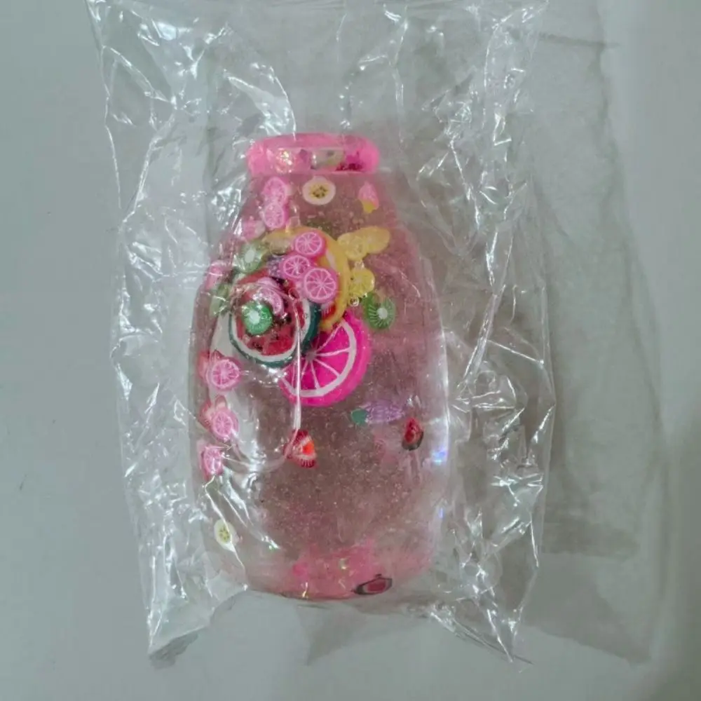 

Fun Multicolor Drifting Bottle Squeeze Bottle Shape Colorful Sequins Fidget Fruit Slices Pinch Le for Adults