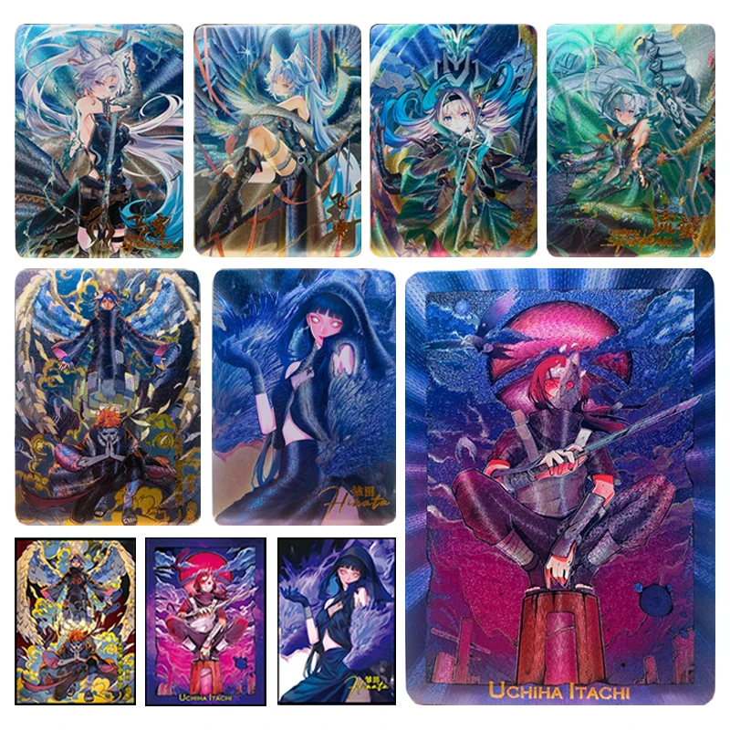 Diy Japanese Anime Goddess Story Hyuga Hinata Konan Firefly Robin Favourite Cards Christmas Birthday Gift Children's Toys