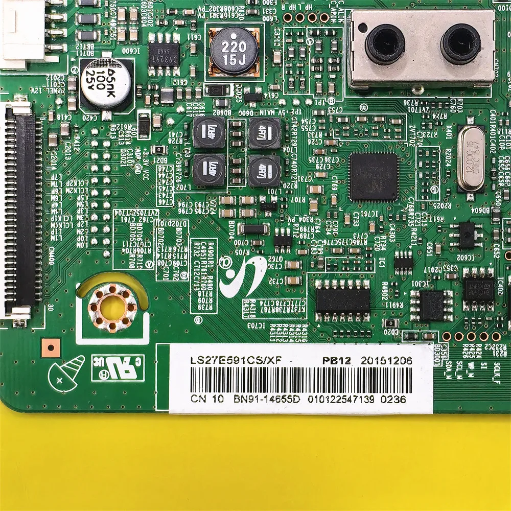 BN41-02282C BN41-02282A Placa Principal bn41-02282 sd590cs bn91-14655d Adequado para Samsung S27E591C LS27D590CS/ZA LS27E591CS/PT