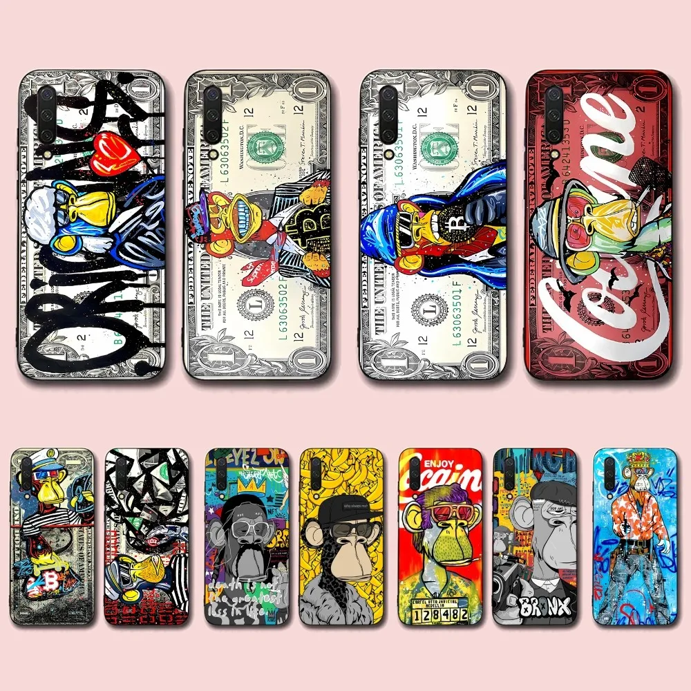 Телефонный чехол N-NFT Ape Club для Xiaomi Mi 5X 8 9 10 11 12 lite pro 10T PocoX3pro PocoM3 Note 10 pro lite