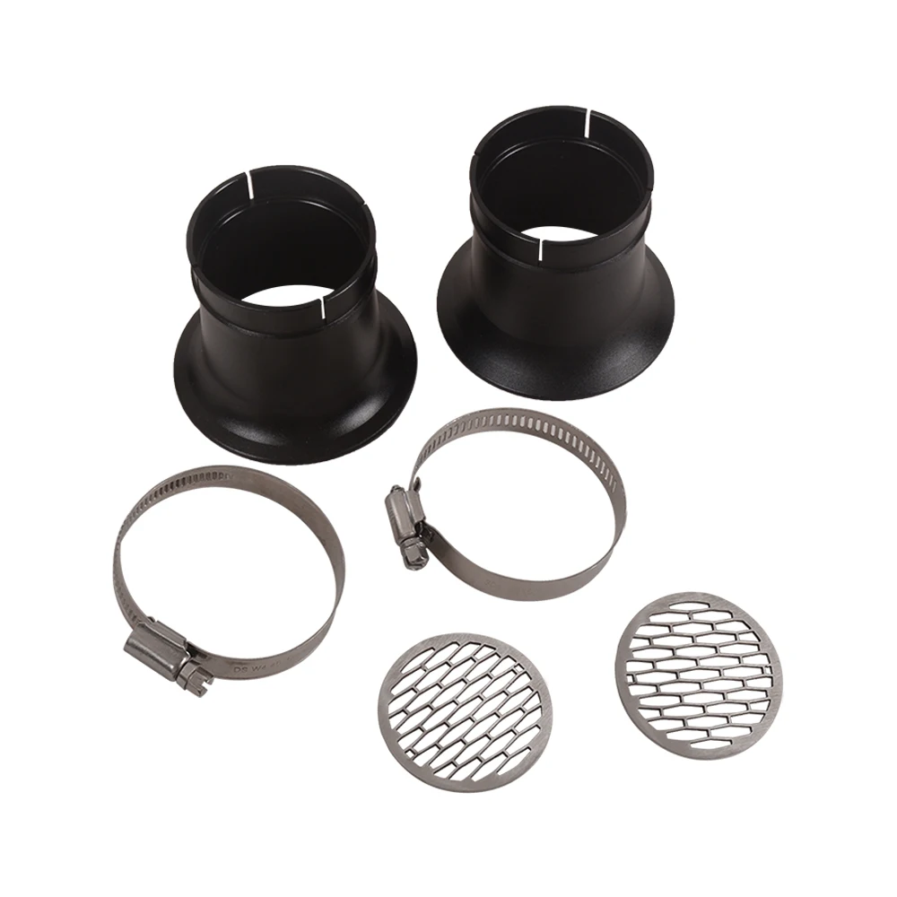 Cafe Racer R Serie For BMW R65 R60 R75 R90 R100 Carburetor Inlet Air Filters Parts Motorcycle Air Intake Funnel Cover 1 Set