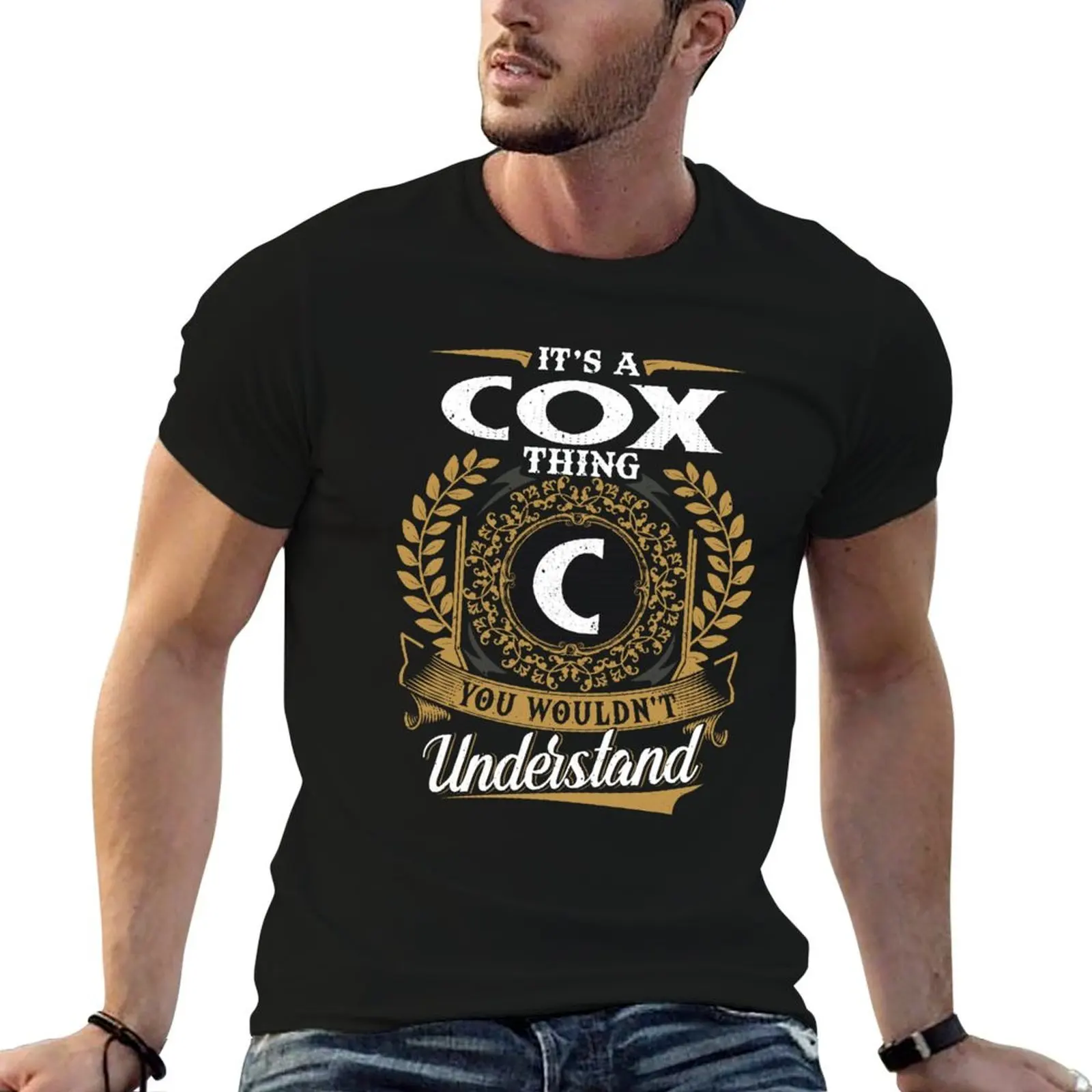 

It Is A Cox Thing You Wouldnt Understand T-Shirt Short sleeve tee summer tops mens graphic t-shirts big and tall