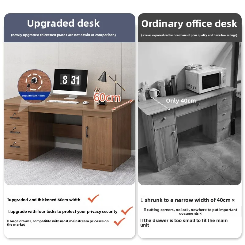 

Household Computer Desks Desktop, Simple Modern Office, Staff Desks, Chairs, Desks