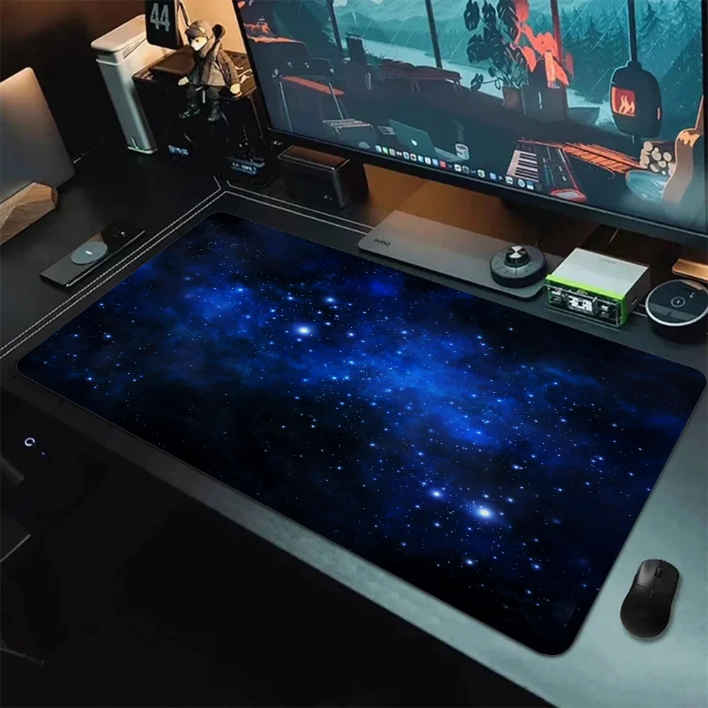 Milky Way Galaxy Xxl Mouse Pad 900x400 Gaming Mat Pc Gaming Accessories Mousepad Gamer 900x400 Desk Accessories Office Desktops