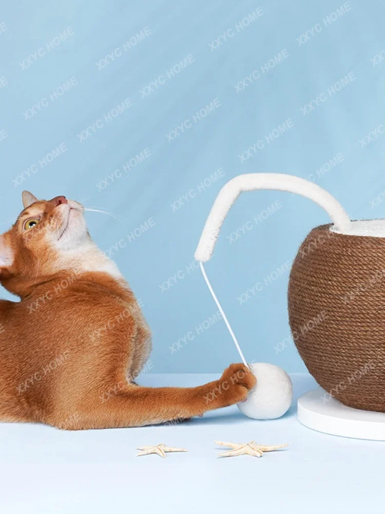 Scratching Ball Cat Scratching Board Claw Grinder Cat ScratchingPost Sisal Mat Anti-Dandruff Protection Sofa Anti-Cat Scratching