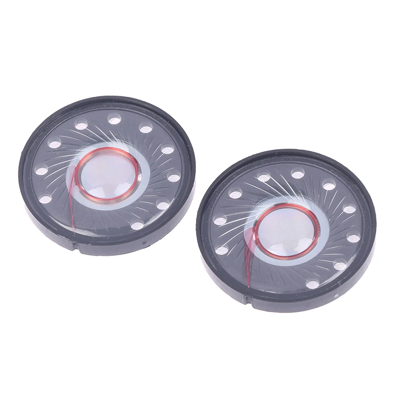 2Pcs 40mm Headset Driver Hifi Headphone Speaker Unit 112db 32ohm Earphone Diy Loudspeaker Repair Parts