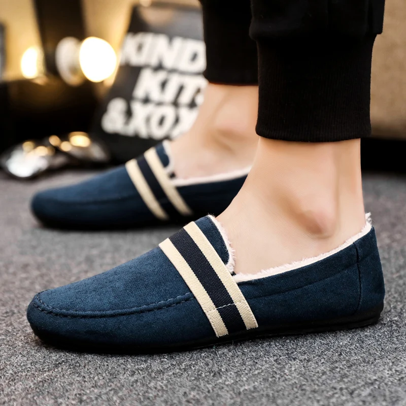 Men Shoes 2023 New Winter Loafers Driving Shoes Man High Quality Fashion Comfy Classic Flats Moccasins Boat Shoes Zapatos Hombre