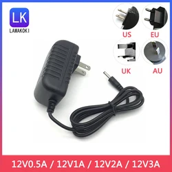 Switching Power Adapter Input AC 100-240V 50/60HZ Output DC 12V 1A 12V 2A Connector 5.5*2.5mm 4.0*1.7mm 3.5*1.35mm 2.5*0.7mm