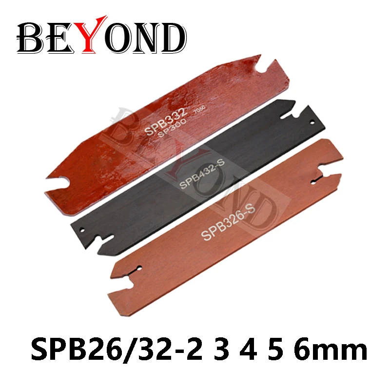 BEYOND SPB226 SPB326 SPB426 SPB526 SPB232 SPB332 SPB432 SPB532 SPB632 CNC External Groove Tool Bar Cut Off Shank SPB SPB26-3