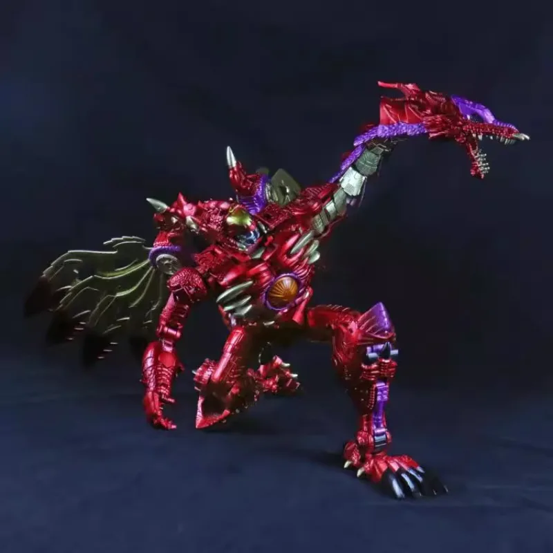 RD-01 version agrandie du dragon rouge jouet transformable robot beast wars bw modèle revêtu de métal