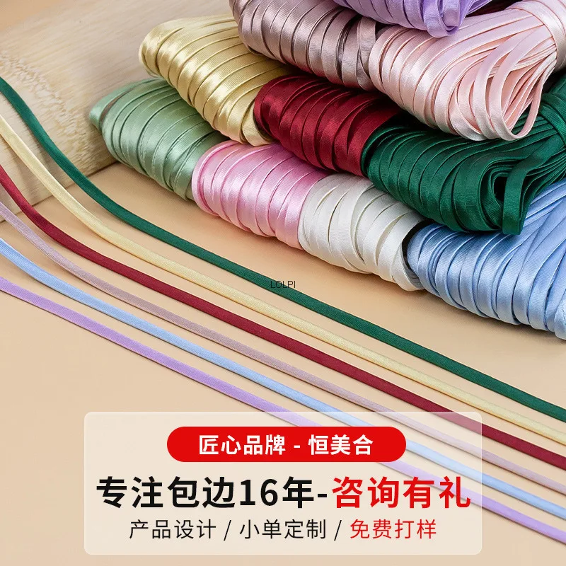 Cheongsam Buckle, Chinese Style Dark Thread Strip Diy Production, Fabric Strip, Cotton Thread, Hand Woven Material,