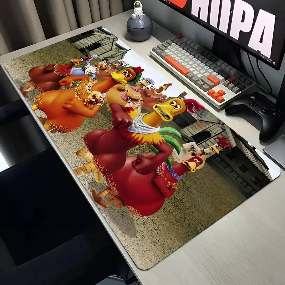 Chicken Run Mousepad Non-slip Suitable For Office Computers Laptops E-sports Game Desk Mats XXL Keyboard
