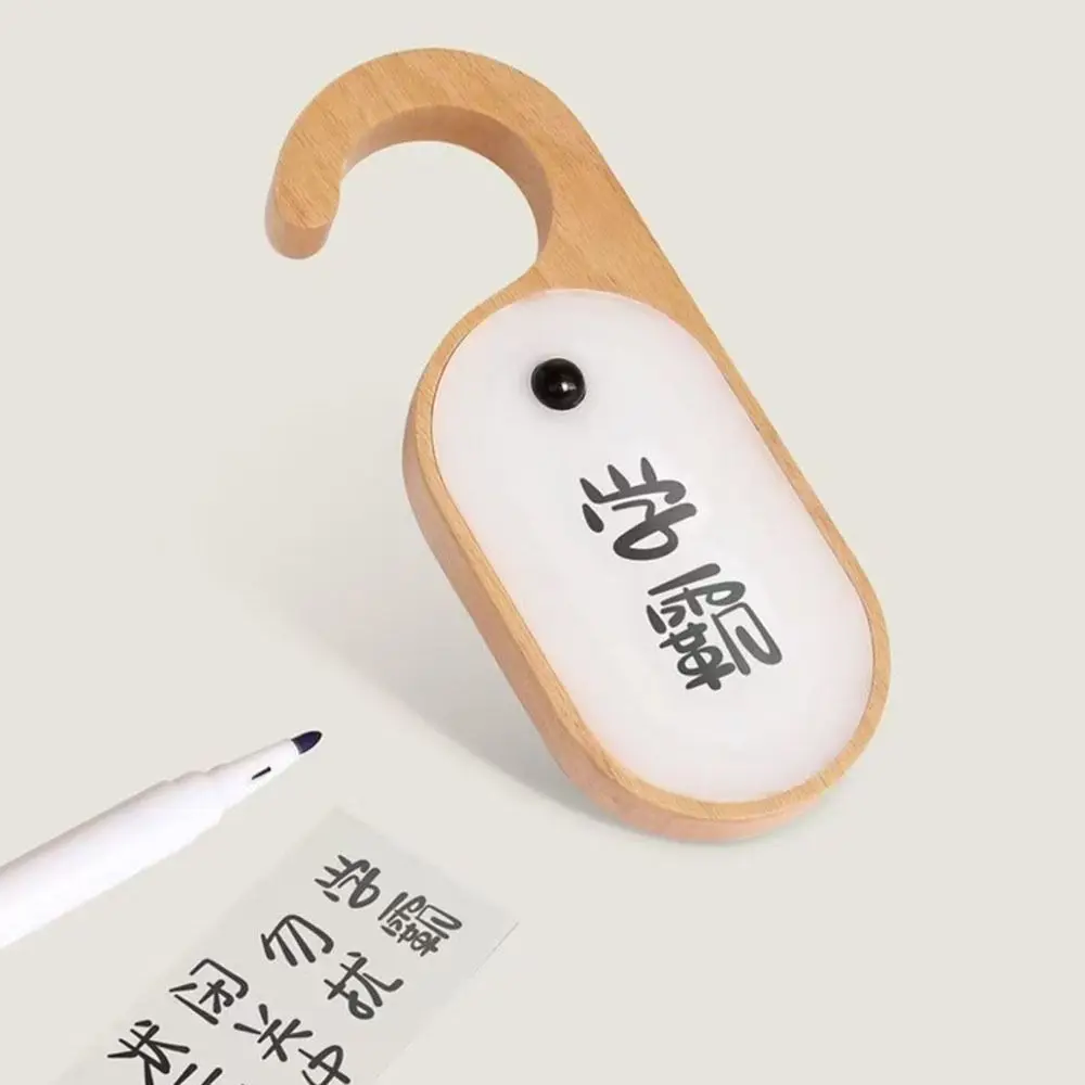 DIY LED Hanging Lamp Hook Design Warm White Motion Sensor Night Light Erasable Message Board Energy-Saving