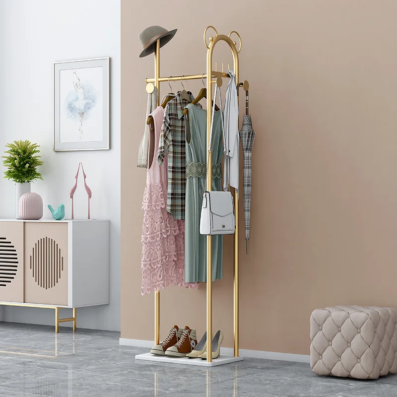

Living room vertical hanger home clothes floor bedroom light luxury children's coat rack Internet