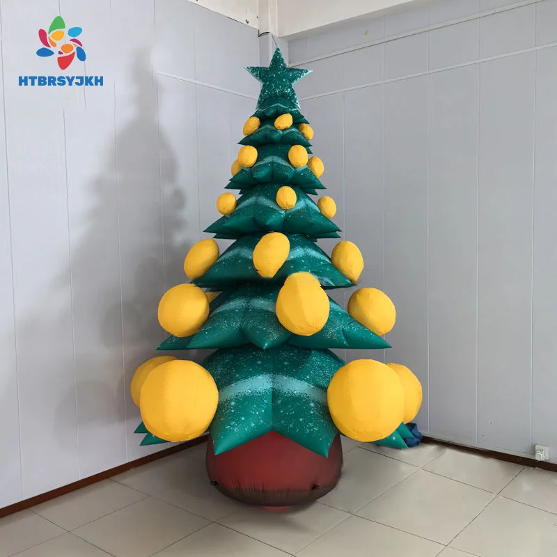

Giant Inflatable Christmas Tree With Blower Big Lighted Air Model Party Props For Outdoor Christmas Yard Decoration
