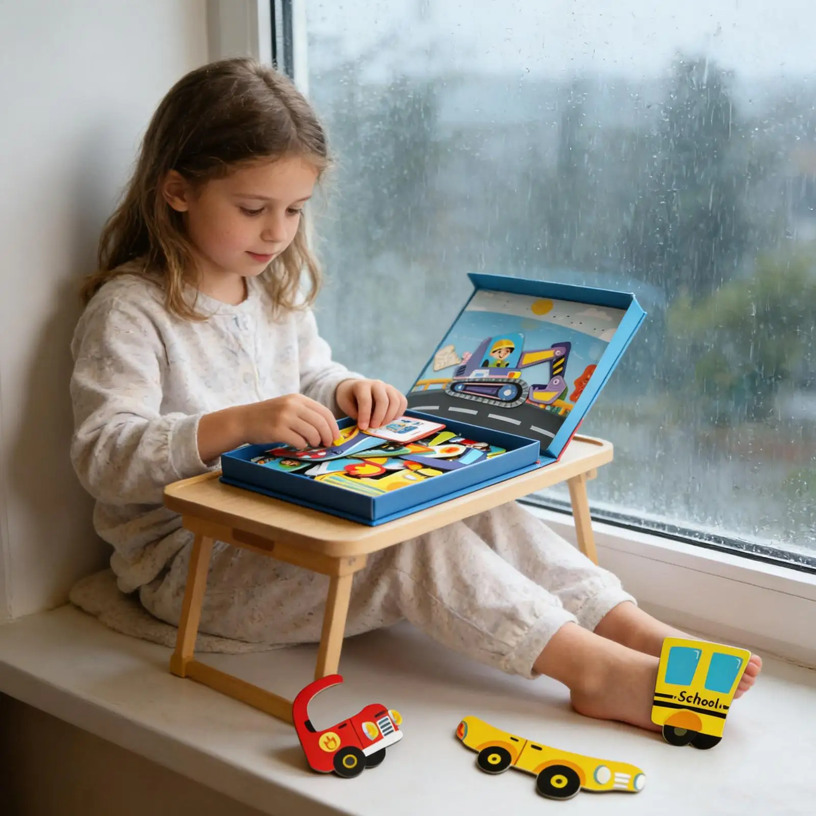 Magnetyczne gry przebieranki zabawki edukacyjne Magnetyczna tablica do rysowania dla dziewczynek Prezent wspierający uczenie się Przenośna zabawka podróżna Prezenty DIY