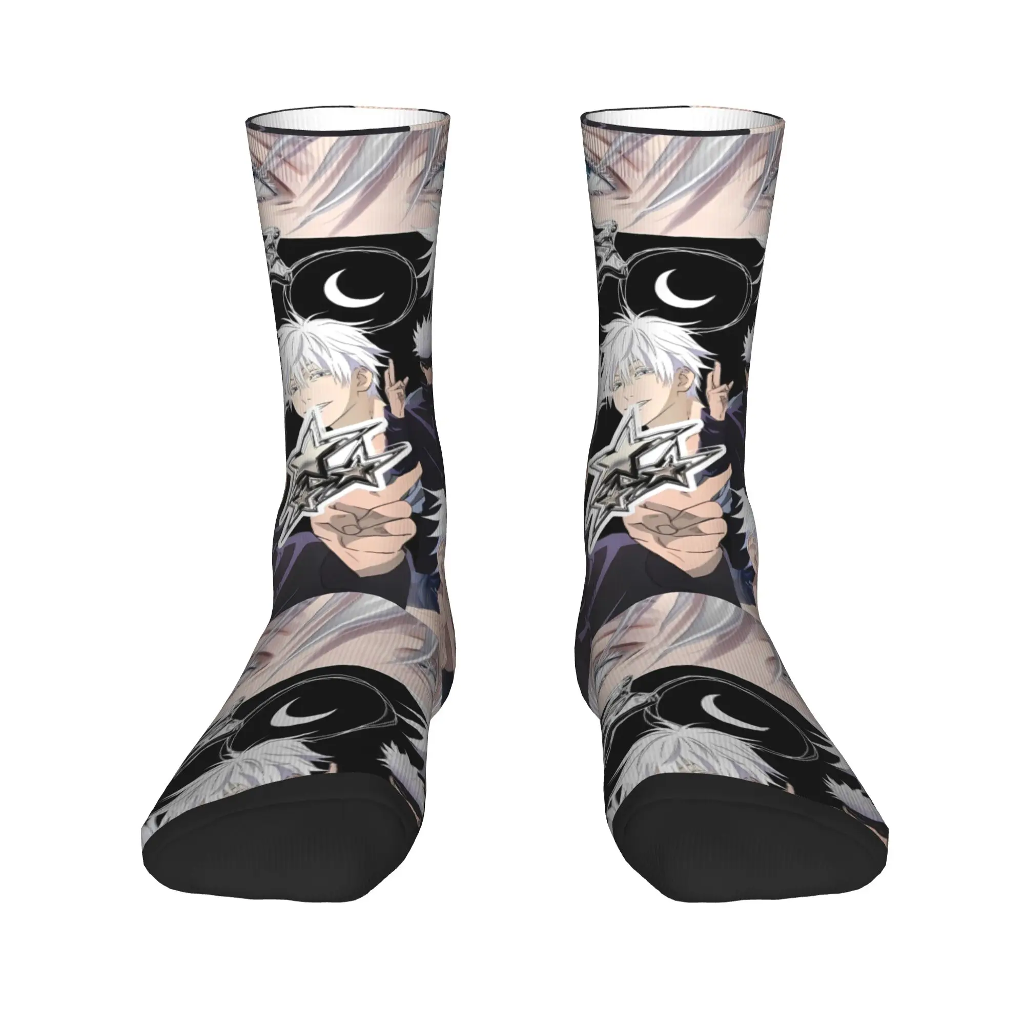 Gojo Sensei Anime Manga Stockings  Casual Socks Men High Quality Socks Autumn Skateboard Printed Anti Slip Socks Gift Idea