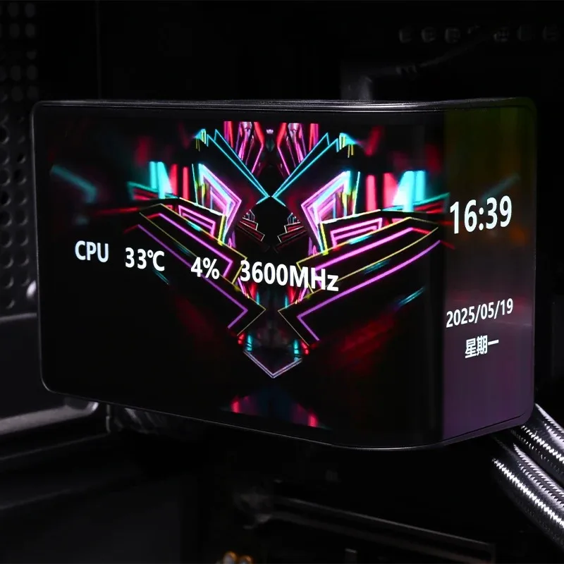 Thermalright WONDER VISION 360 UB Pendingin Air All-in-one 360MM Layar AMOLED LCD 2K 60HZ Melengkung 6,67 inci dengan Visi 3D Tanpa Kacamata