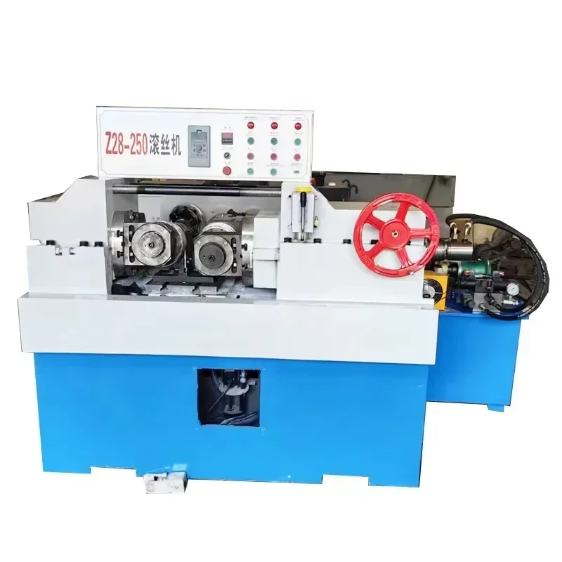 Screw Flight Forming Cold Thread Rolling Machine Scaffolding Formwork Tie Rod Hydraulic Steel Rebar Thread Rolling Machine