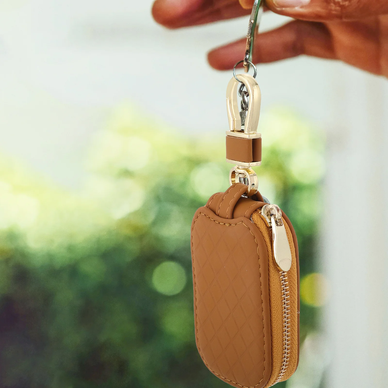 

Cover Universal Holder For Fob Holder For Car Compact Wallet Anti-Loss Fob Case Car Key Pouch Key Protector