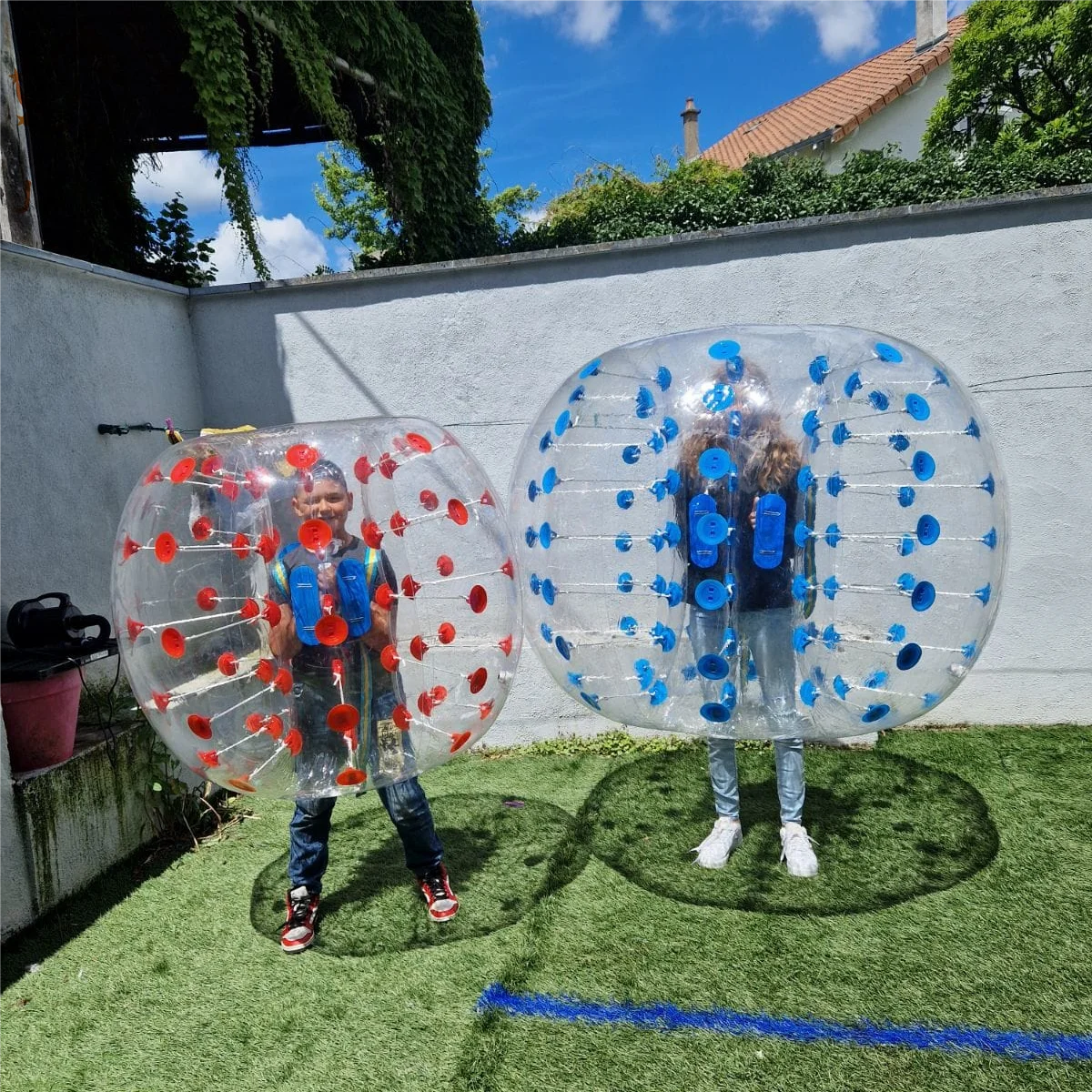 Inflatable Bubble Ball Human Hamster Ball Bubble Soccer Bumper Balls for Adults and Teens Outdoor