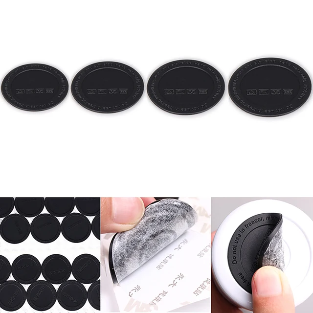4Pcs Silikonowe dna Tumbler Ochronne antypoślizgowe silikonowe dno z klejem do kuchennych kubków do wina Proste kubki